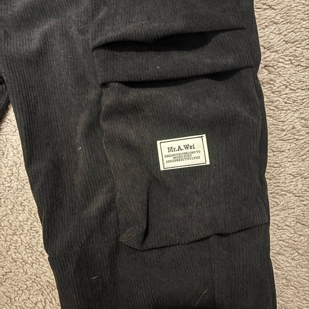 Black Sweatpants with Drawstring - image 2